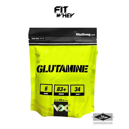กลูตามีน VITAXTRONG GLUTAMINE 6000 - 500 G. GREEN APPLE_0