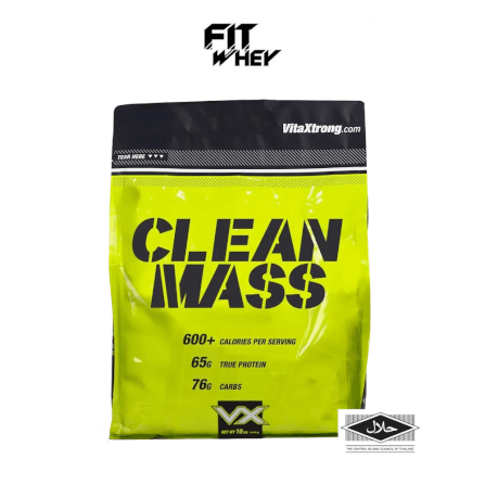 เวย์โปรตีน สูตรเพิ่มคาร์โบไฮเดรต VITAXTRONG CLEAN MASS - 6 LB CHOCOLATE_0