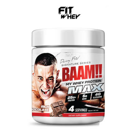 เวย์โปรตีน BAAM MY WHEY PROTEIN MAX - 4 SERVINGS RICH CHOCOLATE_1