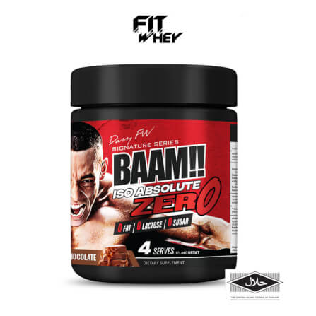 เวย์โปรตีนไอโซเลท BAAM ISO ABSOLUTE ZERO - 4 SERVINGS RICH CHOCOLATE_1