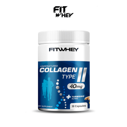 ผลิตภัณฑ์เสริมอาหาร FITWHEY SUPPLEMENTS UNDENATURE COLLAGEN TYPE II 40MG + TURMERIC 52MG_1