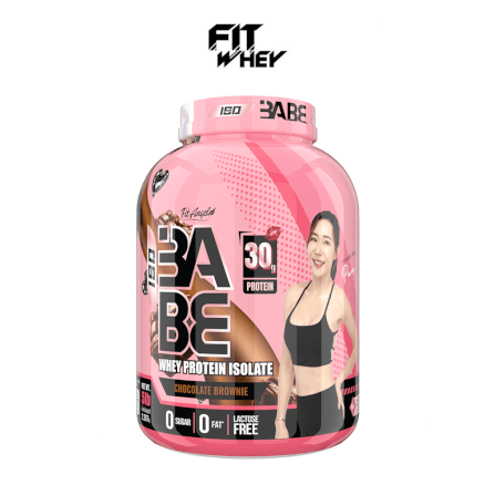 เวย์โปรตีนสำหรับผู้หญิง FIT ANGEL ISO BABE PLUS PROBIOTICS (BC30) - 5 IB CHOCO BROWNIE_1