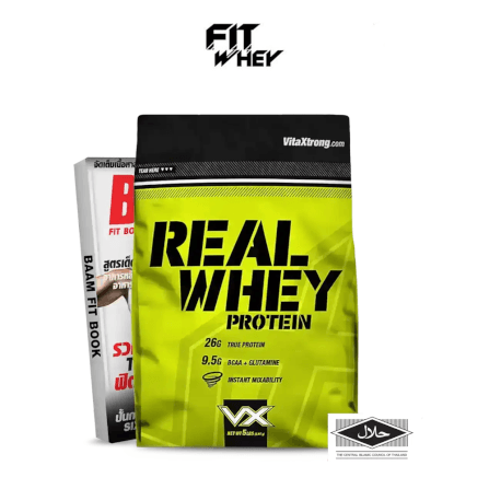 เวย์โปรตีน VITAXTRONG REAL WHEY PROTEIN - 5 LB MILK TEA_1