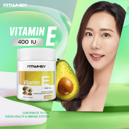 วิตามินอี FITWHEY VITAMIN E 400 IU - 60 เม็ดซอฟต์เจล_2