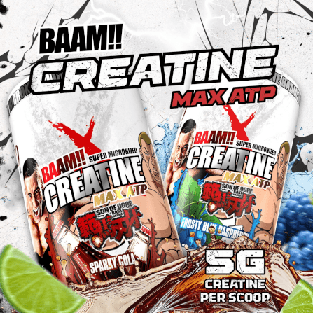 ครีเอทีน BAAM CREATINE 5000 - COLA 600 G [BAKI]_2