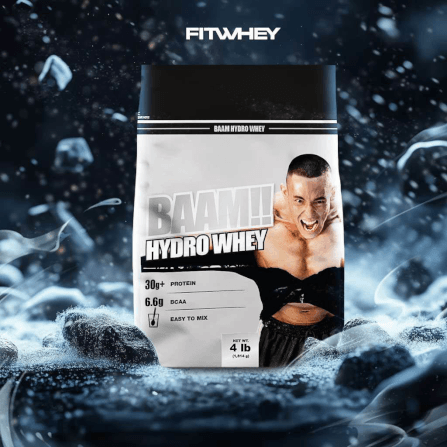 เวย์โปรตีนไฮโดรไลซ์ BAAM HYDRO WHEY - 4 LB GREEN APPLE_2