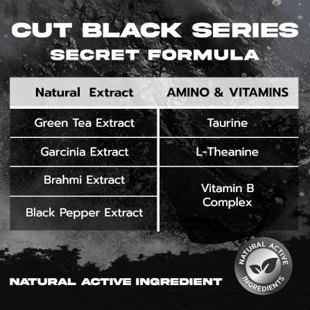 ผลิตภัณฑ์อาหารเสริม BAAM CUT BLACK SERIES (POWDER) - 30 SERVINGS COLA_3