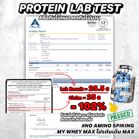 BAAM MY WHEY PROTEIN MAX (4 SERVING) - CHOCOLATE COOKIES | โปรตีนคุณภาพดีในราคาที่คุ้มค่า | FITWHEY_5