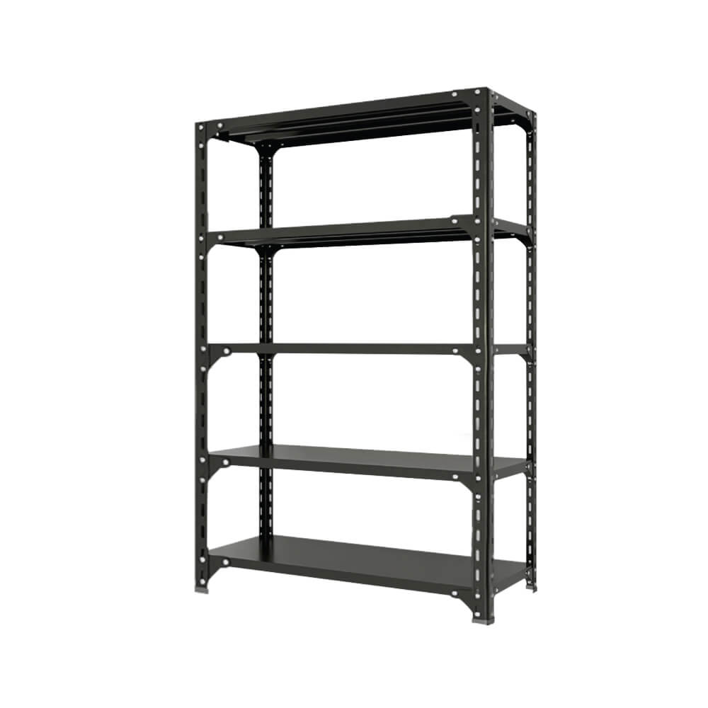 ชั้นวางของโล่ง 5 ชั้น ELIFE 180X100X50 สีดำ