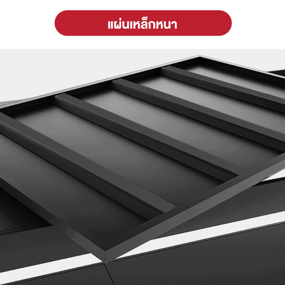 ชั้นวางของโล่ง 4 ชั้น ELIFE 200X200X60 ซม. สีดำ_2