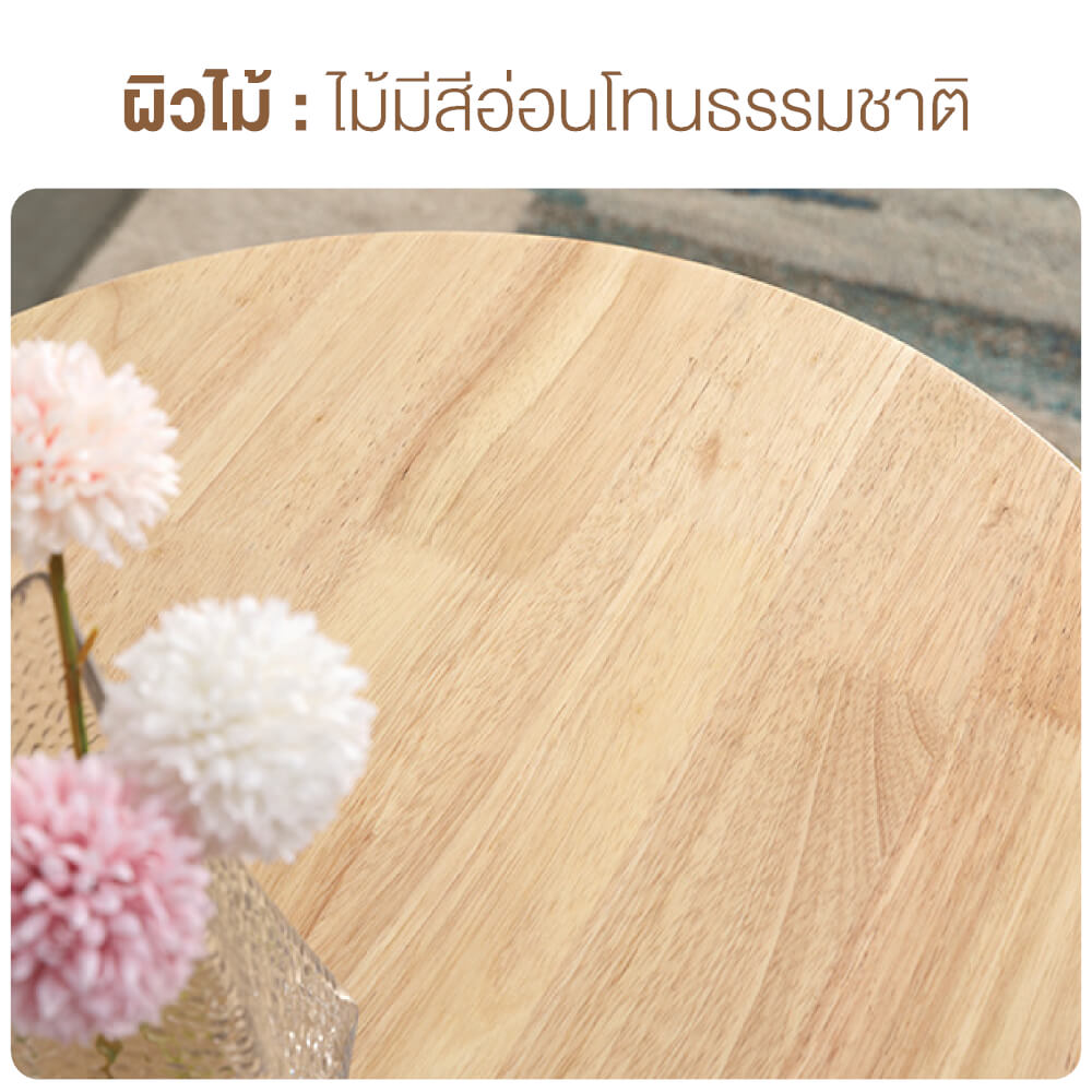 โต๊ะกลาง ELIFE ขนาด 46 ซม. สีไม้ธรรมชาติ_3