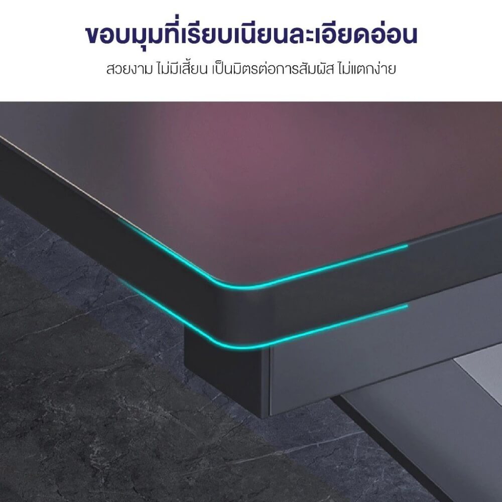 โต๊ะเกมมิ่ง ELIFE 140 ซม. สีขาว