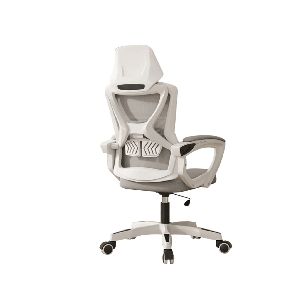 เก้าอี้เกมมิ่ง ELIFE GC-07 สีขาว ปรับเอนนอนและปรับขึ้นลงได้_7