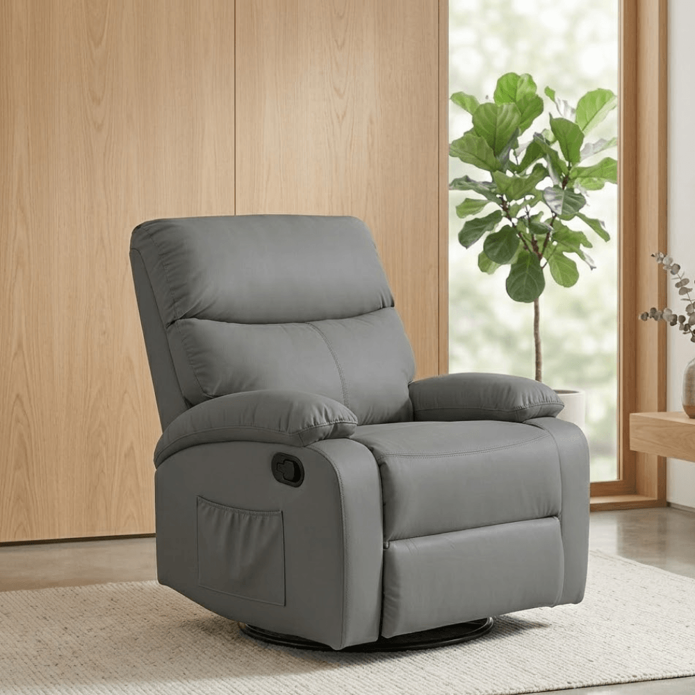 โซฟาปรับเอน หมุนและโยกได้ ELIFE รุ่น SOFA-YS03 สีเทา