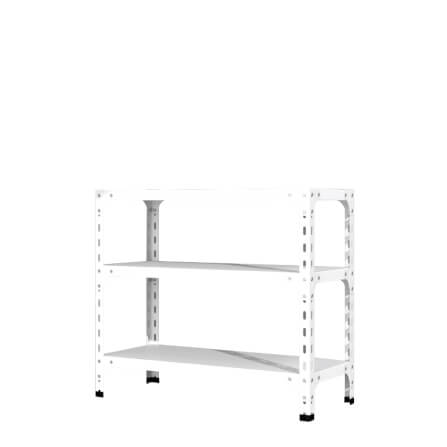 ชั้นวางของโล่ง 3 ชั้น ELIFE 60X50X30 ซม. สีขาว_0