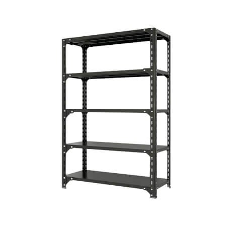 ชั้นวางของโล่ง 5 ชั้น ELIFE 180X80X40 สีดำ_0