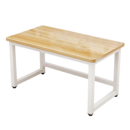 โต๊ะทำงาน ELIFE 80 ซม. สีขาวท็อปลายไม้_0