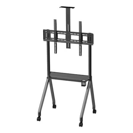 ขาตั้งทีวี แบบล้อเลื่อน ELIFE สีดำ รองรับทีวีขนาด 55 - 120 นิ้ว_0