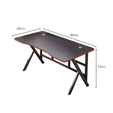 โต๊ะเกมมิ่ง ELIFE 80 ซม. สีดำ_1