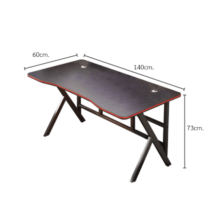โต๊ะเกมมิ่ง ELIFE 140 ซม. สีดำ_1