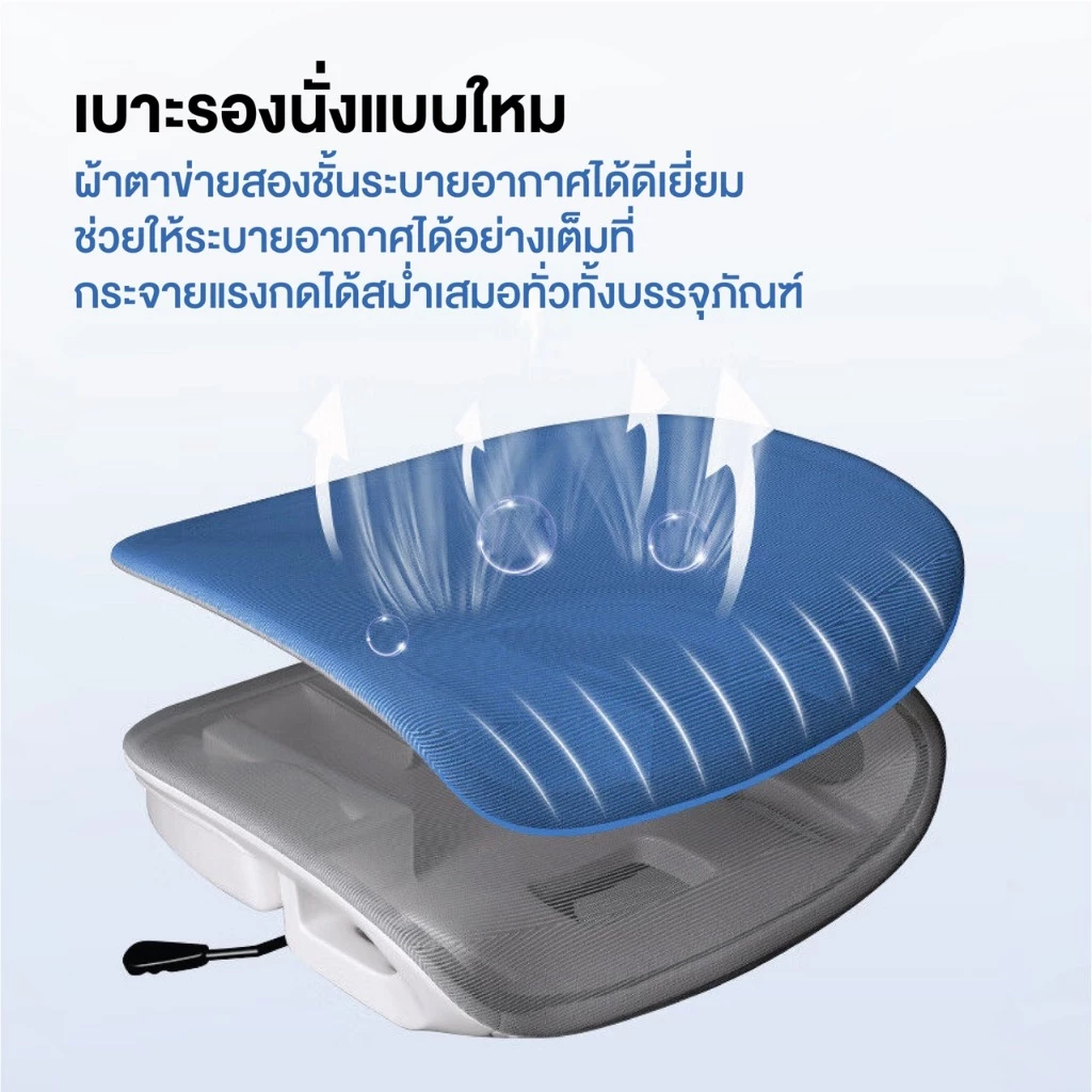 เก้าอี้เกมมิ่ง ELIFE GC-10 PRO สีขาว ปรับเอนนอนและปรับขึ้นลงได้_2