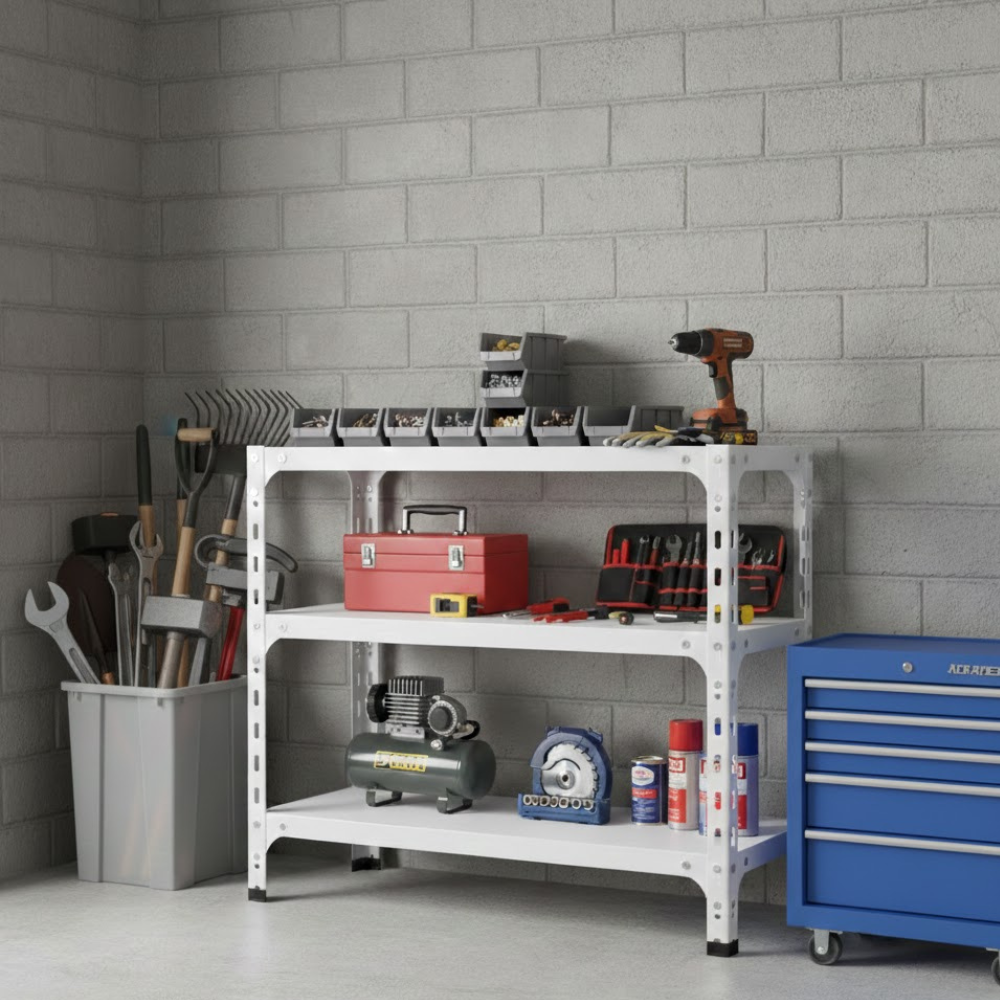 ชั้นวางของโล่ง 3 ชั้น ELIFE 60X50X30 ซม. สีขาว_6