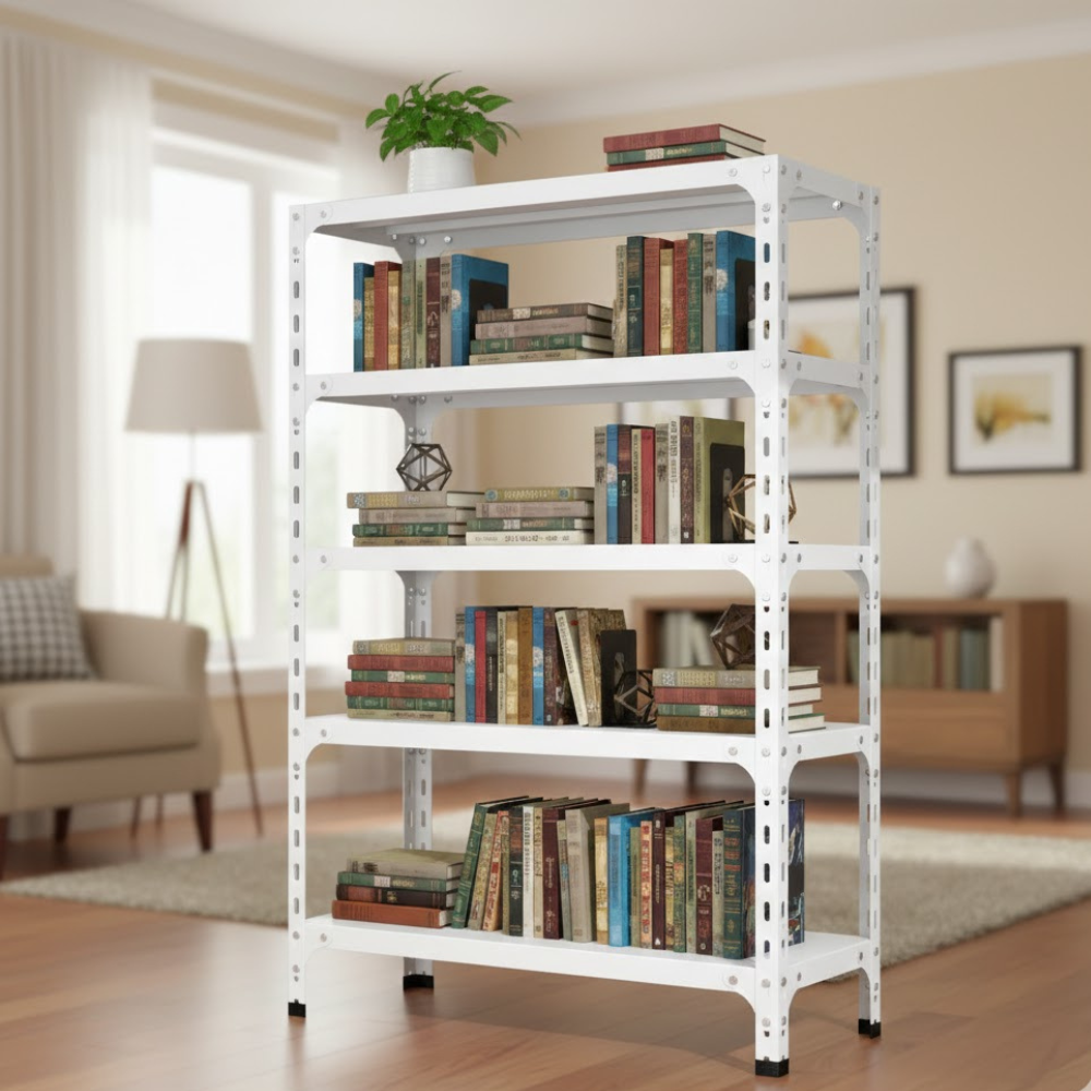 ชั้นวางของโล่ง 5 ชั้น ELIFE 180X80X40 สีขาว_6