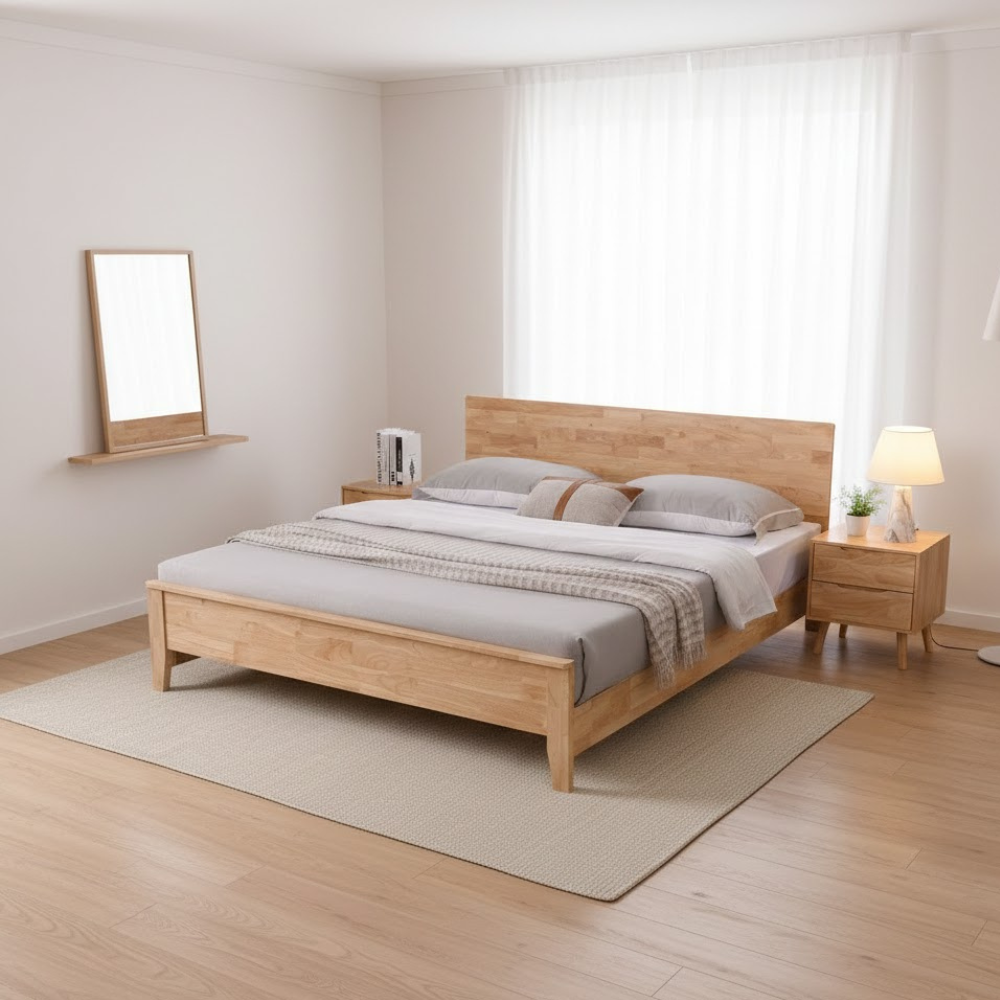 เตียง 6 ฟุต ELIFE 107 สีไม้ธรรมชาติ_7