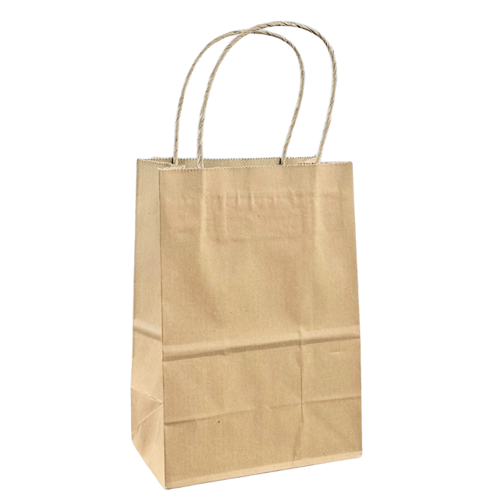 ถุงกระดาษคราฟท์ SCP PACKING เบอร์ 0 ขนาด 5.25 X 3.25 X 7.25 นิ้ว (1 แพ็ค 50 ใบ)