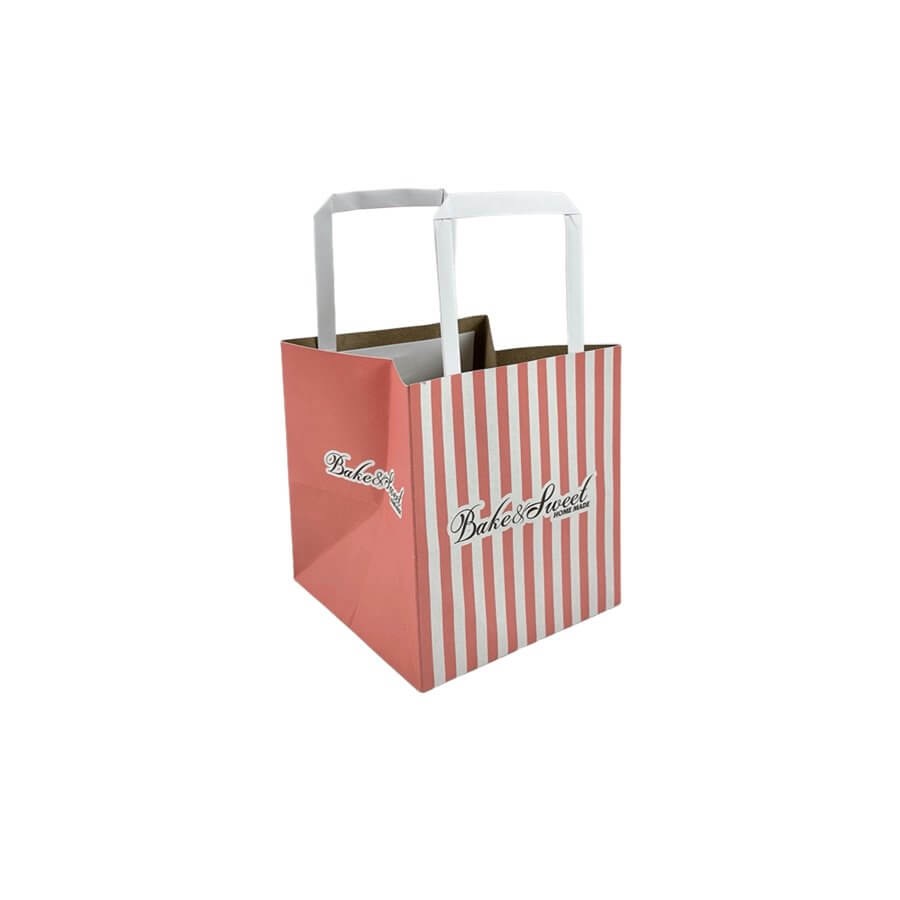ถุงใส่กล่องเค้ก SCP PACKING 1/2 ปอนด์ ขนาด 6.5 X 7 X 6.5 นิ้ว สีชมพู (1 แพ็ค 50 ใบ)