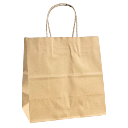 ถุงกระดาษคราฟท์ SCP PACKING เบอร์ 3 ขนาด 8 X 4 X 8 นิ้ว (1 แพ็ค 50 ใบ)_0