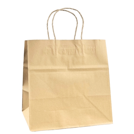 ถุงกระดาษคราฟท์ SCP PACKING เบอร์ 5 ขนาด 9 X 6 X 9 นิ้ว (1 แพ็ค 50 ใบ)_0