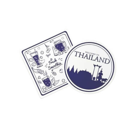 กระดาษรองแก้ว พิมพ์ลาย SCP PACKING คละลาย (200ใบ/แพ็ก)_3
