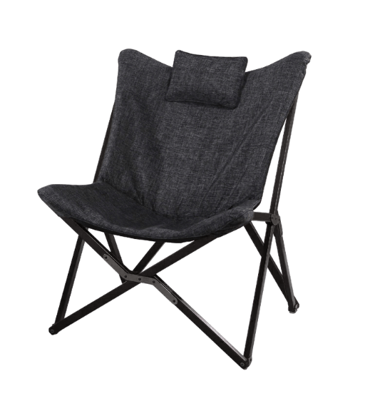 เก้าอี้แคมป์ปิ้ง QUALITY LIVING ASIA สีดำ_0