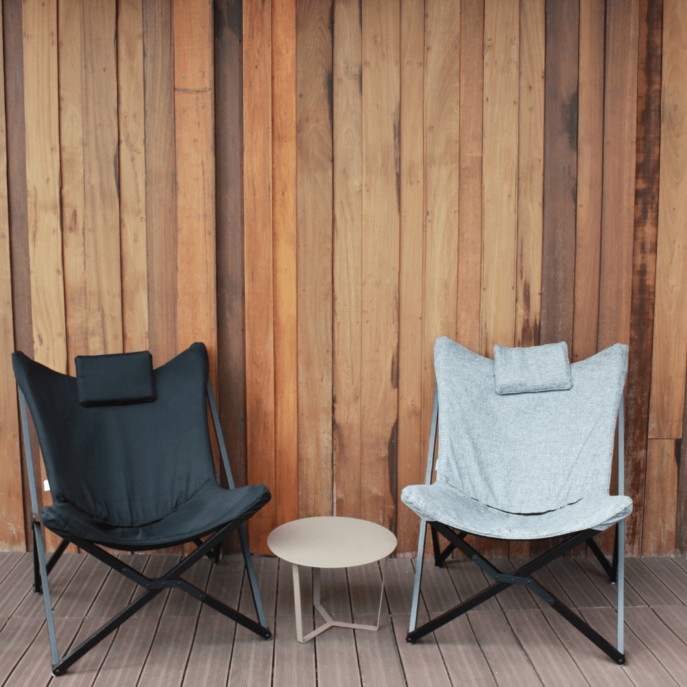 เก้าอี้แคมป์ปิ้ง QUALITY LIVING ASIA สีดำ_1