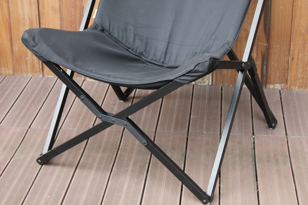 เก้าอี้แคมป์ปิ้ง QUALITY LIVING ASIA สีดำ_4