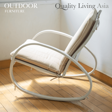 เก้าอี้พักผ่อน QUALITY LIVING ASIA สีเบจ_3