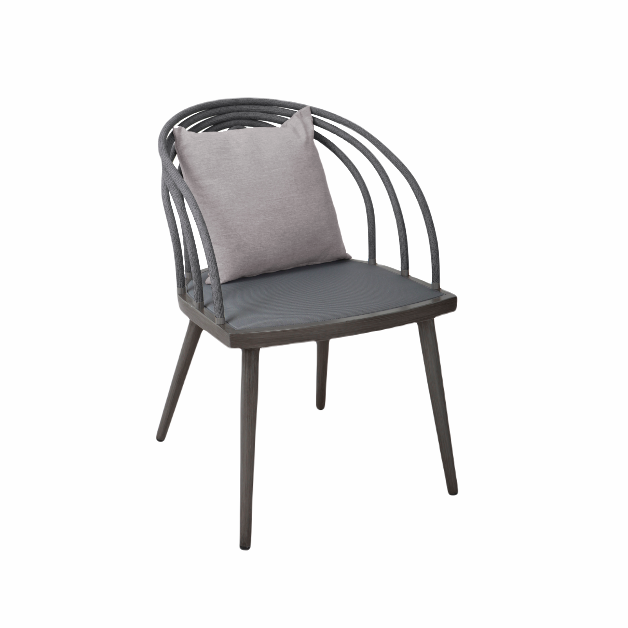 เก้าอี้สนาม QUALITY LIVING ASIA สีเทา