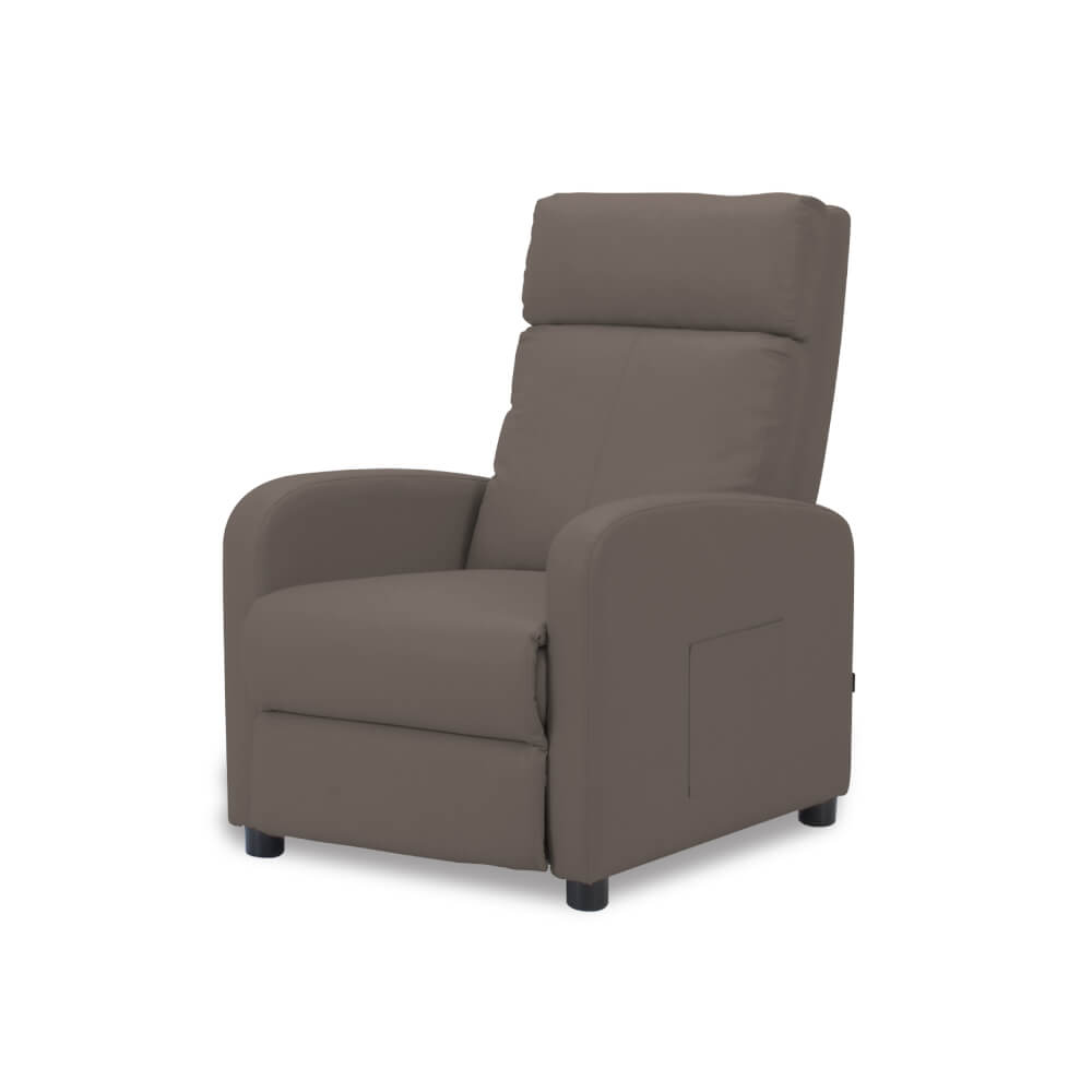 โซฟาปรับนอน MONO FURNITURE รุ่น AMY(เอ-มี่) หุ้มหนังPQ013-27 เทาเข้ม (ONLINE EXCLUSIVE)_0