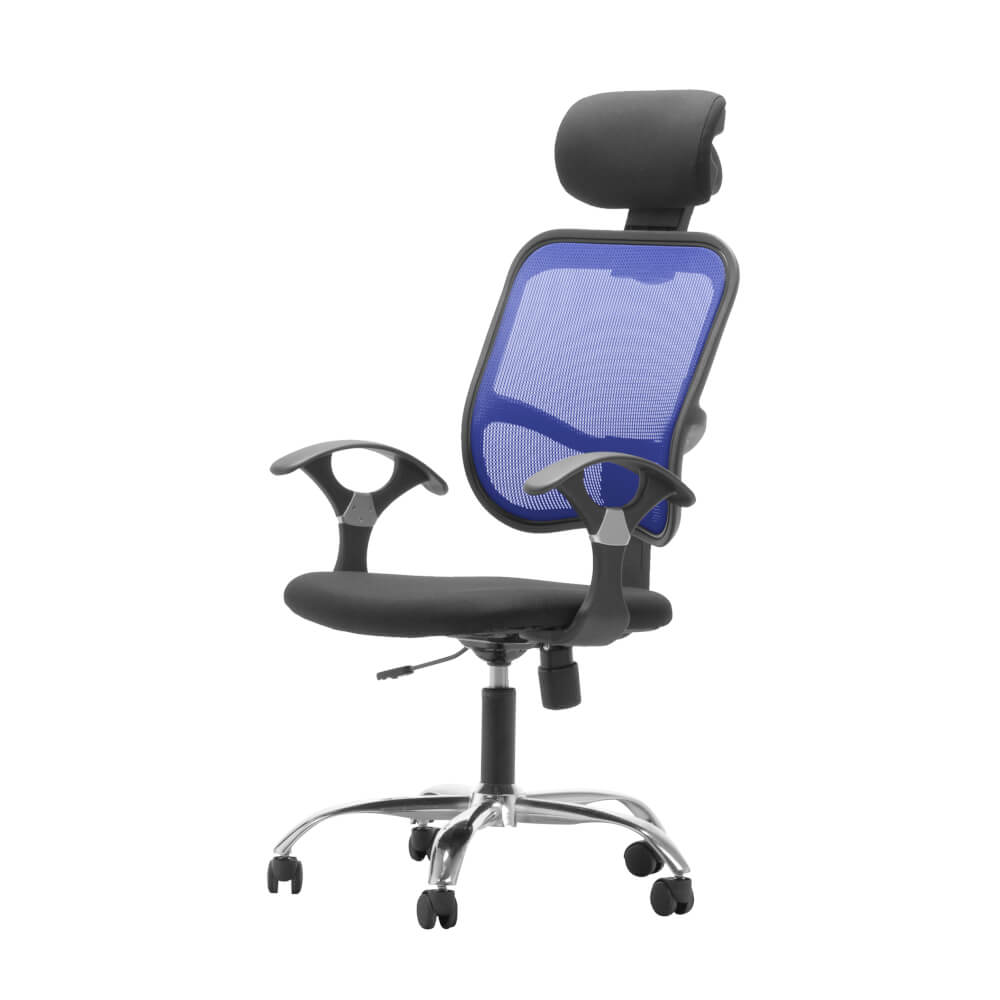 เก้าอี้สำนักงาน MONO FURNITURE รุ่น JO02/MS สีน้ำเงิน_0