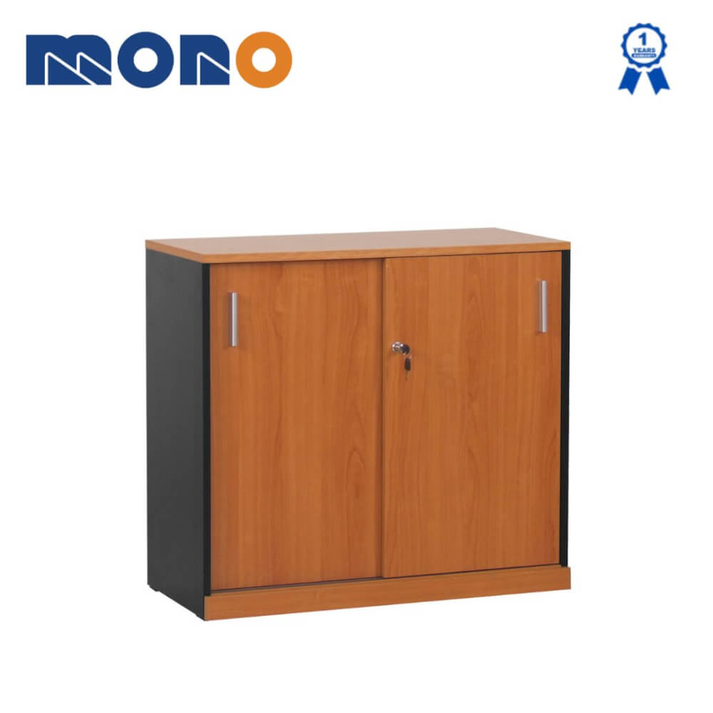 ตู้เอกสาร MONO FURNITURE รุ่น C792-WSS(F) สี เชอร์รี่/ดำ
