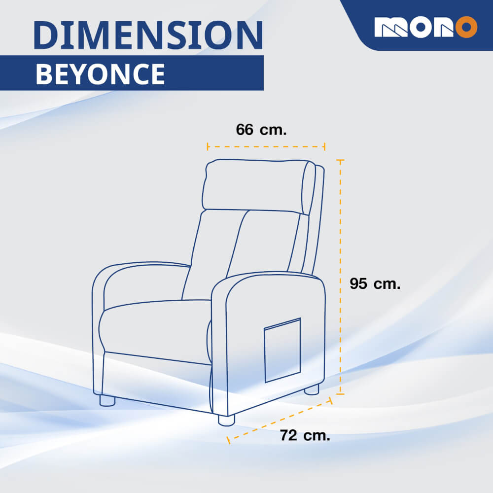 โซฟาปรับนอน MONO FURNITURE รุ่น AMY(เอ-มี่) หุ้มหนังPQ013-27 เทาเข้ม (ONLINE EXCLUSIVE)_2