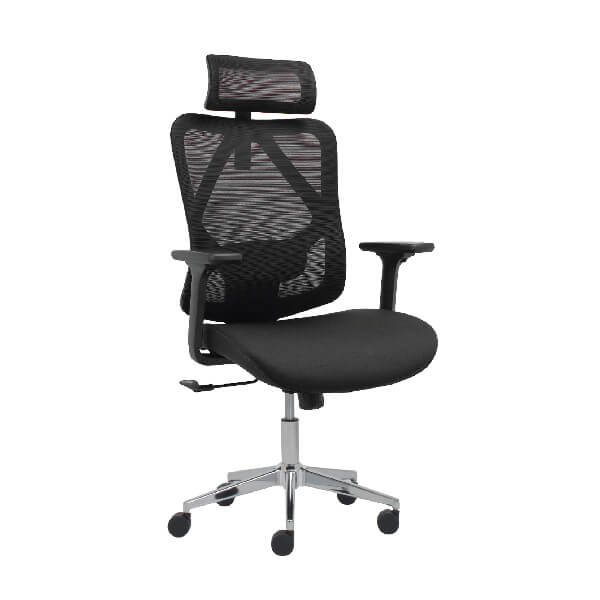 เก้าอี้ทำงานเพื่อสุขภาพ MONO FURNITURE รุ่น ARCTIC/H ผ้าตาข่าย/สีดำ