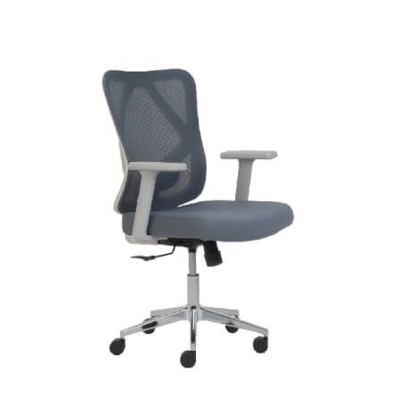เก้าอี้ทำงานเพื่อสุขภาพ MONO FURNITURE รุ่น ARCTIC/M ผ้าตาข่าย/สีเทา_1