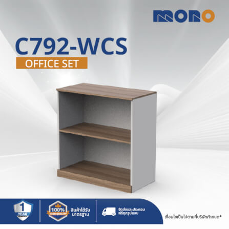 ตู้เอกสาร MONO FURNITURE รุ่น C792-WCS(F) สี คาปูชิโน่/เทา_1