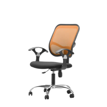 เก้าอี้สำนักงาน MONO FURNITURE รุ่น JO01/MS สีส้ม_1