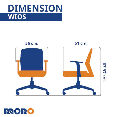 เก้าอี้สำนักงาน MONO FURNITURE รุ่น WIOS สีดำ_2