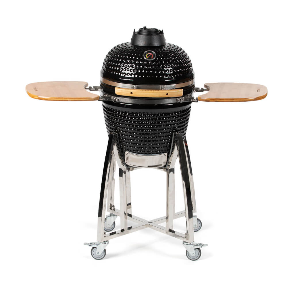 เตาถ่านบาร์บีคิว KINGBE KAMADO 18 นิ้ว สีดำ_11