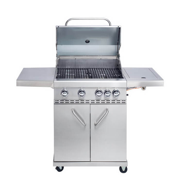 เตาแก๊สบาร์บีคิว 4 หัวและเตาด้านข้าง KINGBE_0