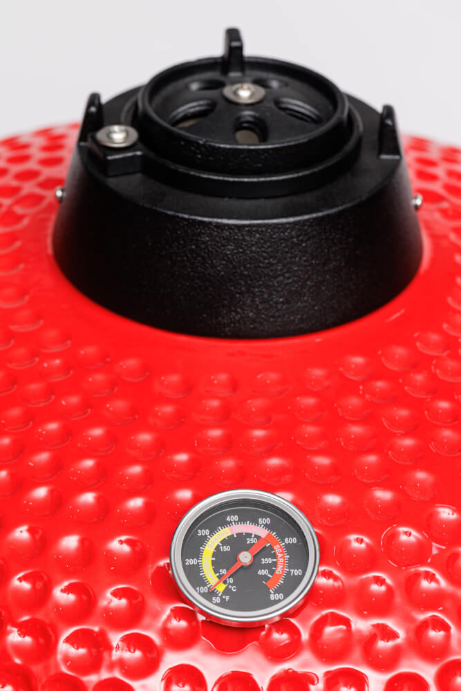 เตาถ่านบาร์บีคิว KINGBE KAMADO 23.5 นิ้ว สีแดง_1